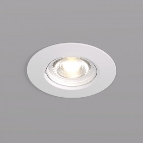 DK3028-WH Встраиваемый светильник, IP 20, 10 Вт, GU5.3, LED, белый, пластик в Нягани - nyagan.mebel24.online | фото 1