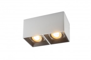 DK3035-WB Светильник накладной IP 20, 10 Вт, GU5.3, LED, белый/черный, пластик в Нягани - nyagan.mebel24.online | фото 1