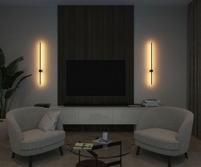 DK5014-BK Бра 1000 мм, 3000К, IP20, 12 Вт, черный, алюминий в Нягани - nyagan.mebel24.online | фото 5