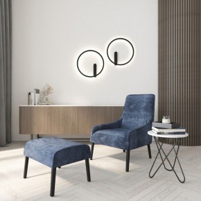 DK5035-BK Бра ROUND со светодиодом, IP20, 24W, 3000/4000/6500K, черный, алюминий в Нягани - nyagan.mebel24.online | фото 8