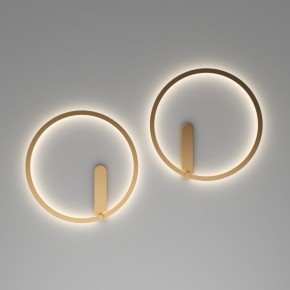 DK5035-SG Бра ROUND со светодиодом, IP20, 24W, 3000/4000/6500K, матовое золото, алюминий в Нягани - nyagan.mebel24.online | фото 7