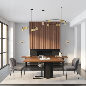 DK5060-BK+SG Бра ORBIT, IP20, 3000К, LED, 10 Вт, черный + сатинированное золото, алюминий в Нягани - nyagan.mebel24.online | фото 6