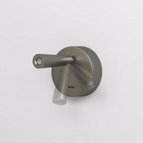 DK5072-DN Бра SHINE WALL со светодиодом, D104*H68, IP20, 3000К, 3W, RA?90, темный никель, алюминий в Нягани - nyagan.mebel24.online | фото 3