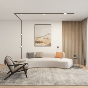 DK5072-DN Бра SHINE WALL со светодиодом, D104*H68, IP20, 3000К, 3W, RA?90, темный никель, алюминий в Нягани - nyagan.mebel24.online | фото 5