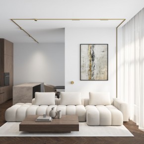 DK5072-SB Бра SHINE WALL со светодиодом, D104*H68, IP20, 3000К, 3W, RA?90, сатинированная латунь, алюминий в Нягани - nyagan.mebel24.online | фото 6