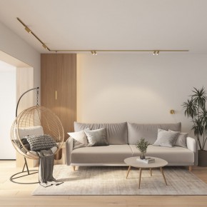 DK5072-SB Бра SHINE WALL со светодиодом, D104*H68, IP20, 3000К, 3W, RA?90, сатинированная латунь, алюминий в Нягани - nyagan.mebel24.online | фото 8