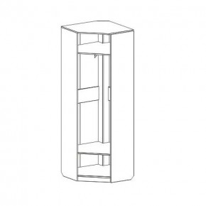 ЭЛАНА Прихожая (модульная) Дуб сонома в Нягани - nyagan.mebel24.online | фото 5