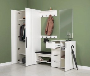 ЭЙР прихожая (модульная) Белый Шагрень в Нягани - nyagan.mebel24.online | фото 27