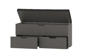 ФЛИНТ Диван (графит/черный) в Нягани - nyagan.mebel24.online | фото 2