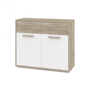 ФЛОРИДА Ф42 Комод (дуб серый/белый) в Нягани - nyagan.mebel24.online | фото