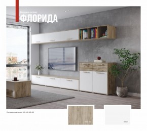 ФЛОРИДА Гостиная (модульная) дуб серый/белый в Нягани - nyagan.mebel24.online | фото