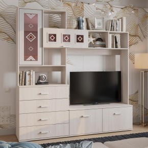 Гостиная Белла (модульная) ясень белый в Нягани - nyagan.mebel24.online | фото 15