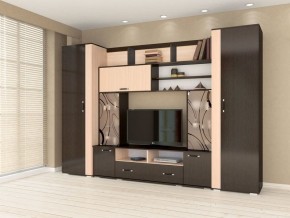 Гостиная Оскар-18-2 венге-дуб молочный в Нягани - nyagan.mebel24.online | фото