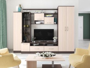 Гостиная Оскар-5 венге/дуб молочный в Нягани - nyagan.mebel24.online | фото 1