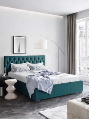 Интерьерная Кровать Октавия Бирюзовый 1400x2000 в Нягани - nyagan.mebel24.online | фото 1
