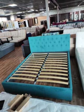Интерьерная Кровать Октавия Бирюзовый 1600х2000 в Нягани - nyagan.mebel24.online | фото 2