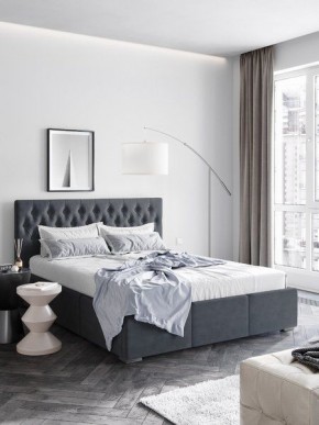 Интерьерная Кровать Октавия Серый 1400x2000 в Нягани - nyagan.mebel24.online | фото