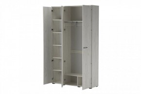ИТАЛИЯ ШК-1300 Шкаф 3дв с зеркалом (дуб крафт белый) в Нягани - nyagan.mebel24.online | фото 2