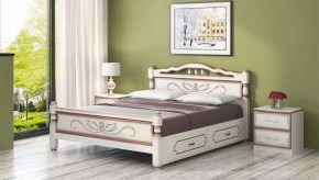 КАРИНА-5 Кровать из массива 900 с 2-мя ящиками в Нягани - nyagan.mebel24.online | фото 2