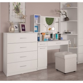 Комод 800 Париж (Белый тиснение) в Нягани - nyagan.mebel24.online | фото 5