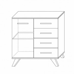 Комод 900 Вега Скандинавия в Нягани - nyagan.mebel24.online | фото 8