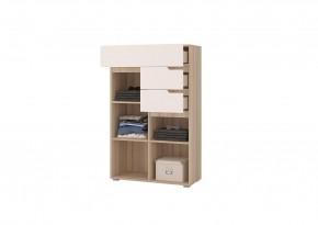 Комод АНТАЛИЯ (Сонома/Графит софт) в Нягани - nyagan.mebel24.online | фото 2