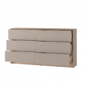 Комод Эмилия КМ-04 (Дуб смоки/Айриш (MF03)) в Нягани - nyagan.mebel24.online | фото 2