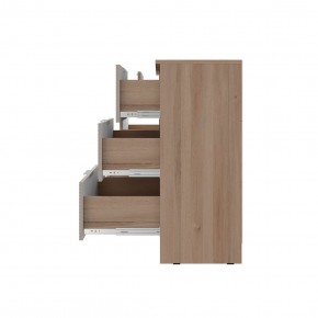 Комод Эмилия КМ-04 (Дуб смоки/Айриш (MF03)) в Нягани - nyagan.mebel24.online | фото 3