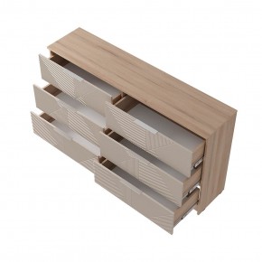 Комод Эмилия КМ-04 (Дуб смоки/Айриш (MF03)) в Нягани - nyagan.mebel24.online | фото 4