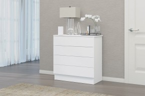Комод Фаворит-3 (Белый текстурный) в Нягани - nyagan.mebel24.online | фото
