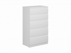 Комод КАСТОР с пятью ящиками, цвет белый в Нягани - nyagan.mebel24.online | фото