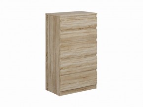 Комод КАСТОР с пятью ящиками, цвет Дуб Сонома в Нягани - nyagan.mebel24.online | фото