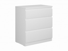 Комод КАСТОР с тремя ящиками, цвет белый в Нягани - nyagan.mebel24.online | фото