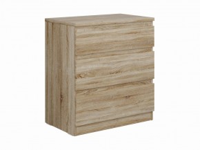 Комод КАСТОР с тремя ящиками, цвет Дуб Сонома в Нягани - nyagan.mebel24.online | фото