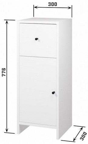 Комод Квадро в Нягани - nyagan.mebel24.online | фото 3
