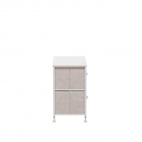 Комод Leset Линкс 2 ящ. (к/з), Каркас Белый, ящики Белые в Нягани - nyagan.mebel24.online | фото 4