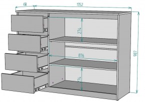 Комод Мальта K116 в Нягани - nyagan.mebel24.online | фото 2