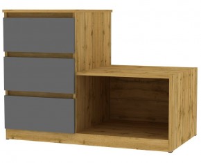 Комод Мальта K206 (ДВ-Графит) в Нягани - nyagan.mebel24.online | фото