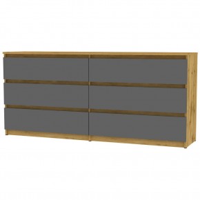 Комод Malta light K144 (ДВ-Графит) в Нягани - nyagan.mebel24.online | фото