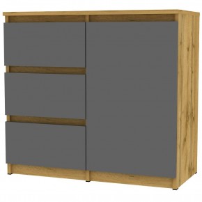 Комод Malta light K186 (ДВ-Графит) в Нягани - nyagan.mebel24.online | фото