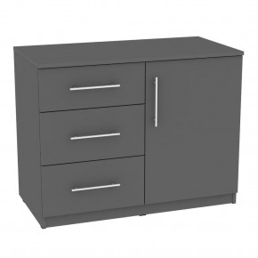 Комод "Калисто (K13)" ручка рейлинг (Графит) в Нягани - nyagan.mebel24.online | фото