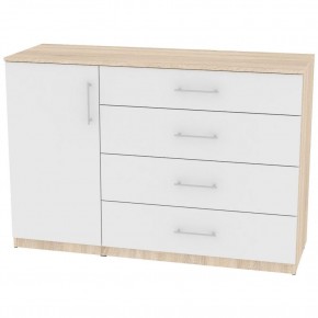 Комод "Калисто (K44)" ручка рейлинг (ДСС-Белый) в Нягани - nyagan.mebel24.online | фото