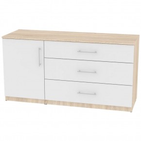 Комод "Калисто (K48)" ручка рейлинг (ДСС-Белый) в Нягани - nyagan.mebel24.online | фото