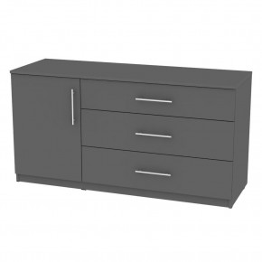 Комод "Калисто (K48)" ручка рейлинг (Графит) в Нягани - nyagan.mebel24.online | фото