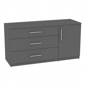 Комод "Калисто (K49)" ручка рейлинг (Графит) в Нягани - nyagan.mebel24.online | фото