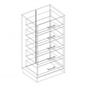 Комод с 5 ящиками "Милана" в Нягани - nyagan.mebel24.online | фото 3