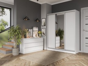 Комод с 6 ящиками 1400 "Бьянко" (Белый лофт) в Нягани - nyagan.mebel24.online | фото 2