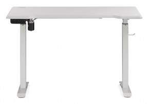 Компьютерный стол Маркос с механизмом подъема 120х75х75 белый / шагрень белая в Нягани - nyagan.mebel24.online | фото 2