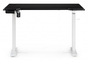 Компьютерный стол Маркос с механизмом подъема 120х75х75 черная шагрень / белый в Нягани - nyagan.mebel24.online | фото 4