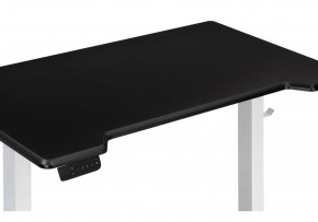 Компьютерный стол Маркос с механизмом подъема 120х75х75 черная шагрень / белый в Нягани - nyagan.mebel24.online | фото 8